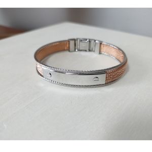 Two Tone Stainless Steel Bracelet